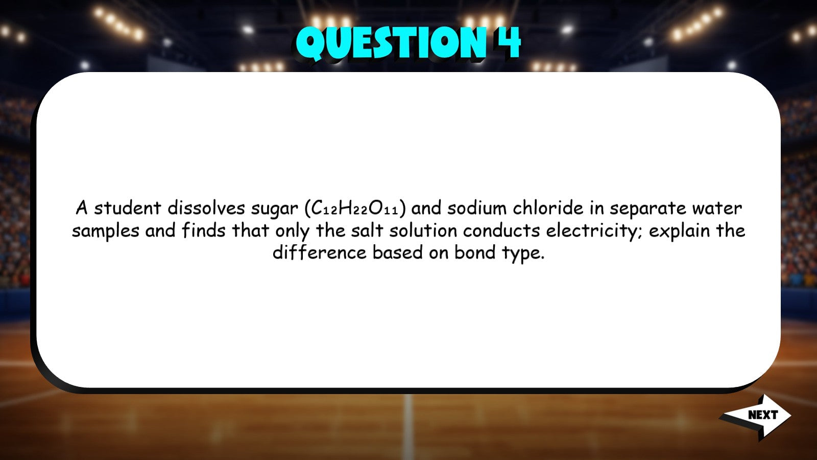 Bond Type Comparison TRASHKETBALL Science Game - No Prep Chemistry Review