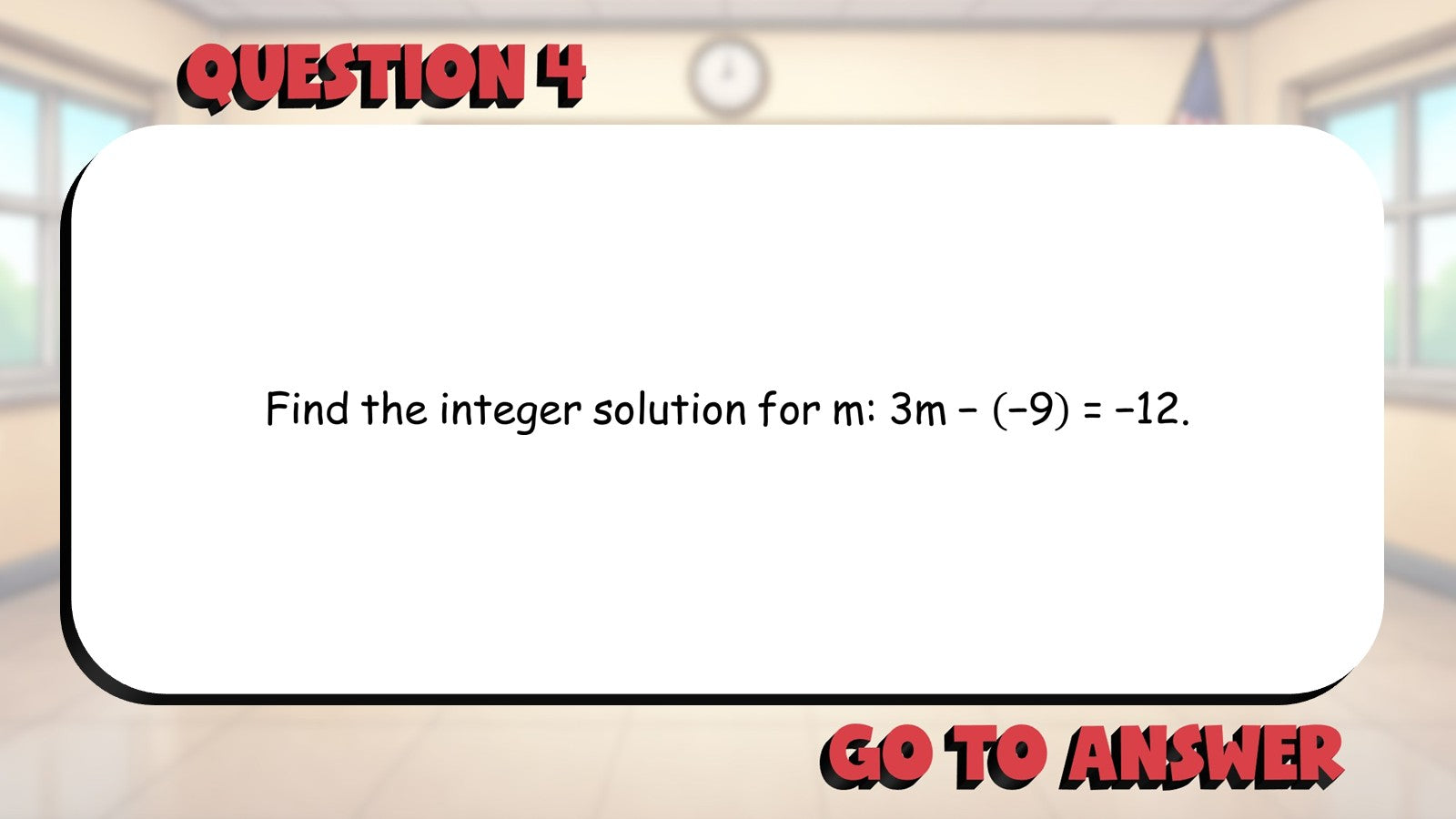 Integers BIG TERRIBLE GAME - No Prep Algebra 1 Math Review Activity