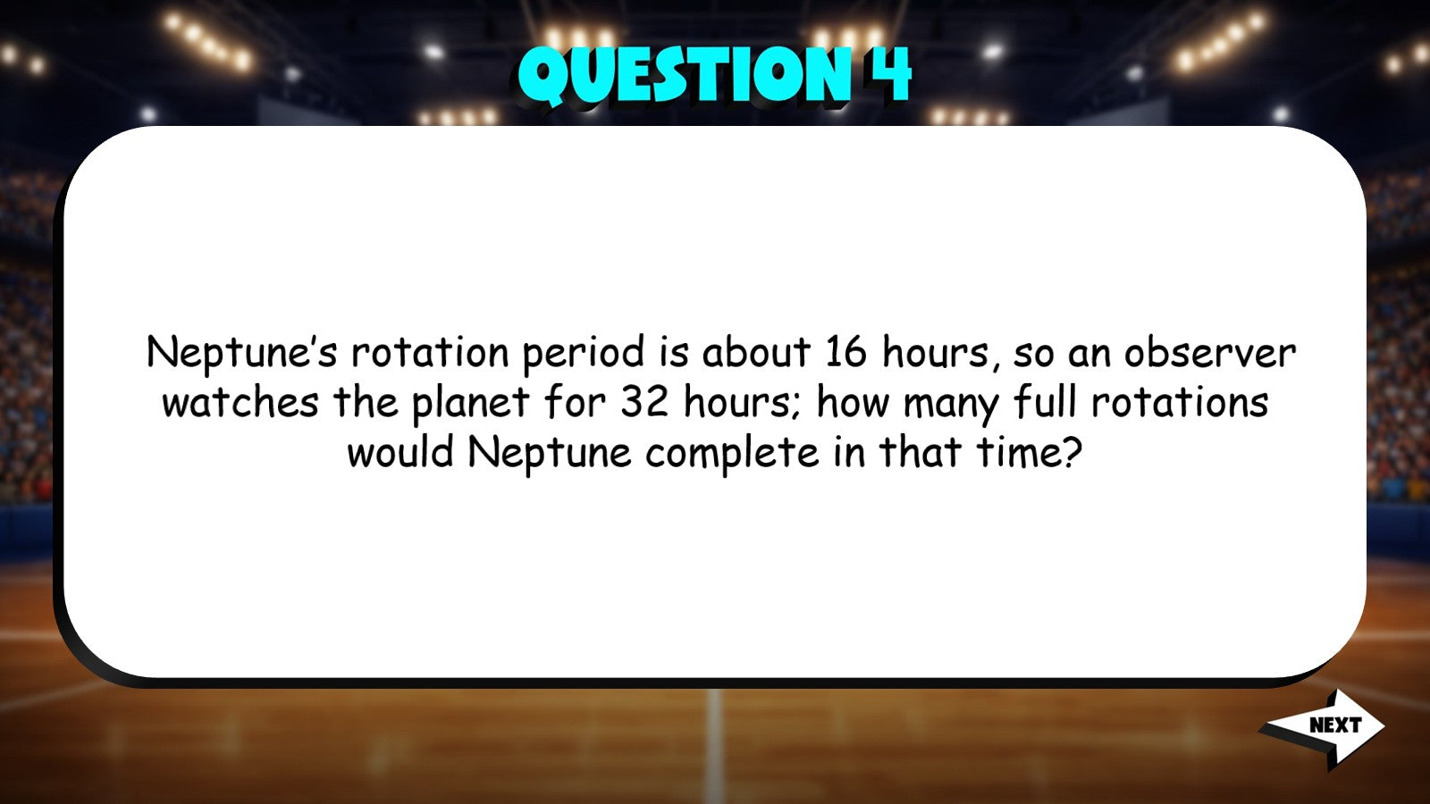 Neptune TRASHKETBALL Science Game - No Prep Astronomy Review Activity