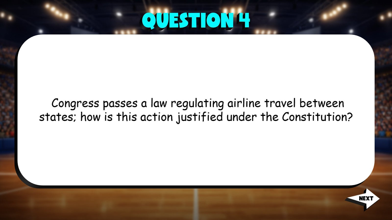 Enumerated & Implied Powers TRASHKETBALL Civics Game - No Prep Review Activity