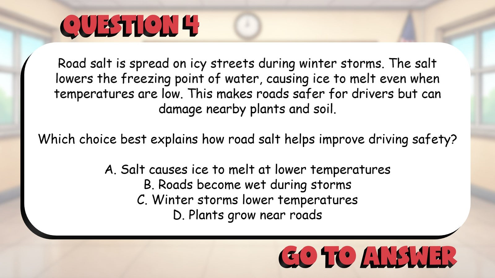 Asking & Answer Questions with Information BIG TERRIBLE GAME - Grade 5 ELA