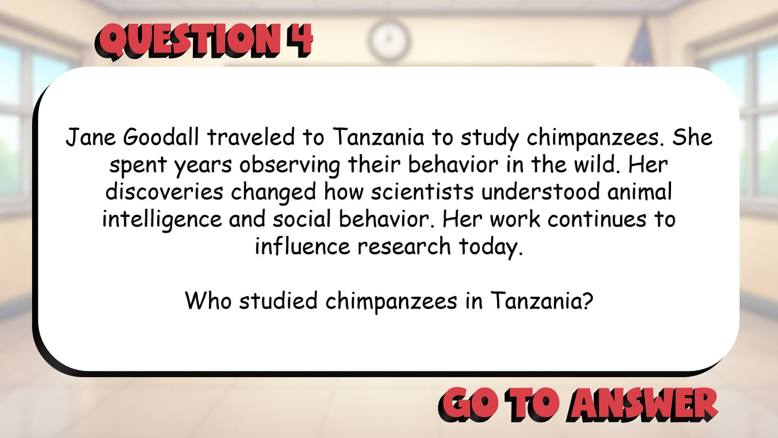 Answer W Questions with Information BIG TERRIBLE GAME - Grade 5 ELA Review