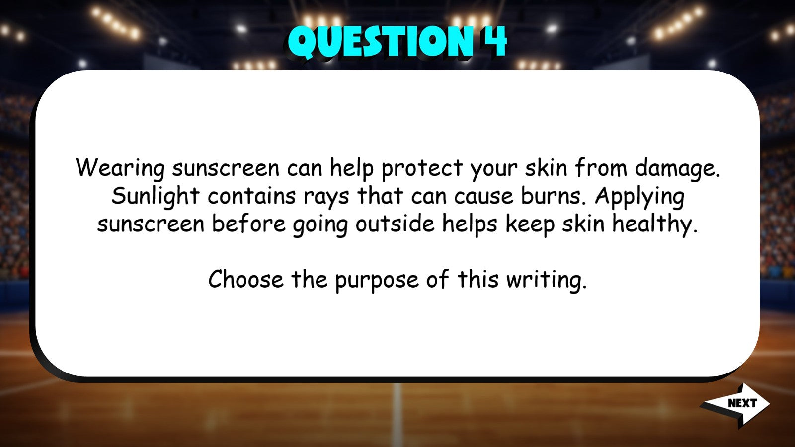 Identify the Author’s Purpose TRASHKETBALL ELA Game - No Prep Grade 4 Review