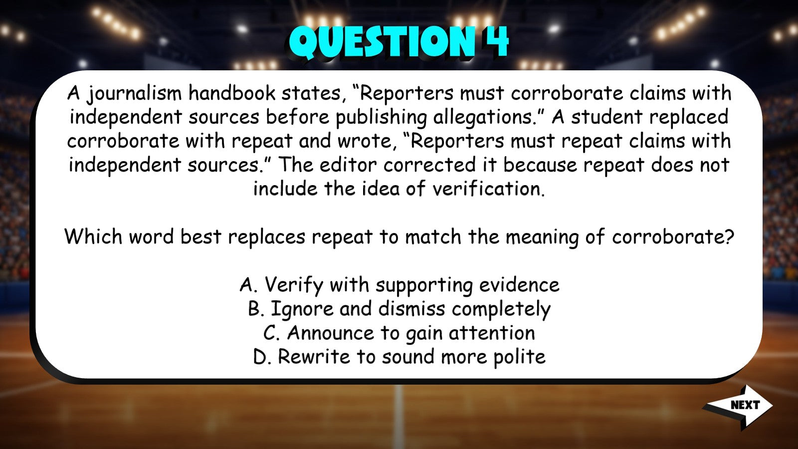 Academic & Domain Specific Vocabulary TRASHKETBALL ELA Game - No Prep Grade 10