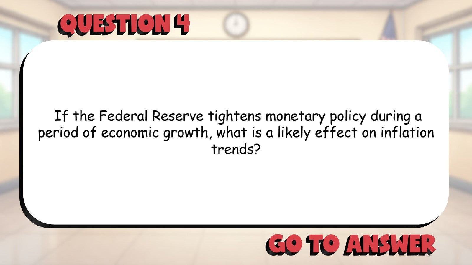 Role of the Federal Reserve BIG TERRIBLE GAME - No Prep Economics Review