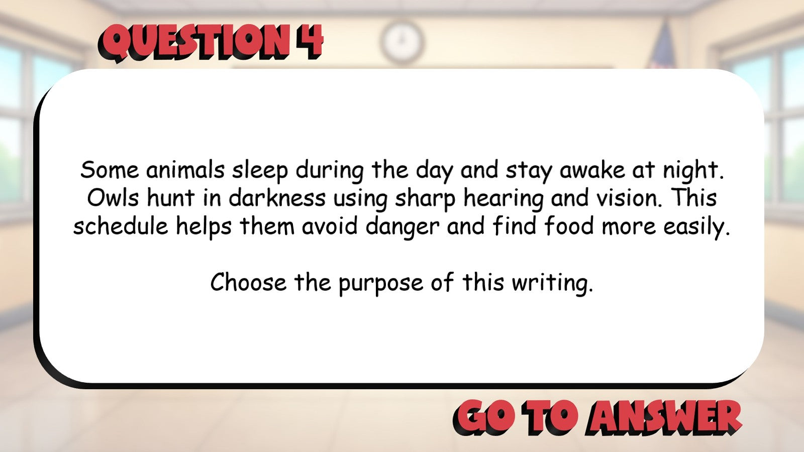 Identify the Author’s Purpose BIG TERRIBLE GAME - No Prep Grade 4 ELA Review