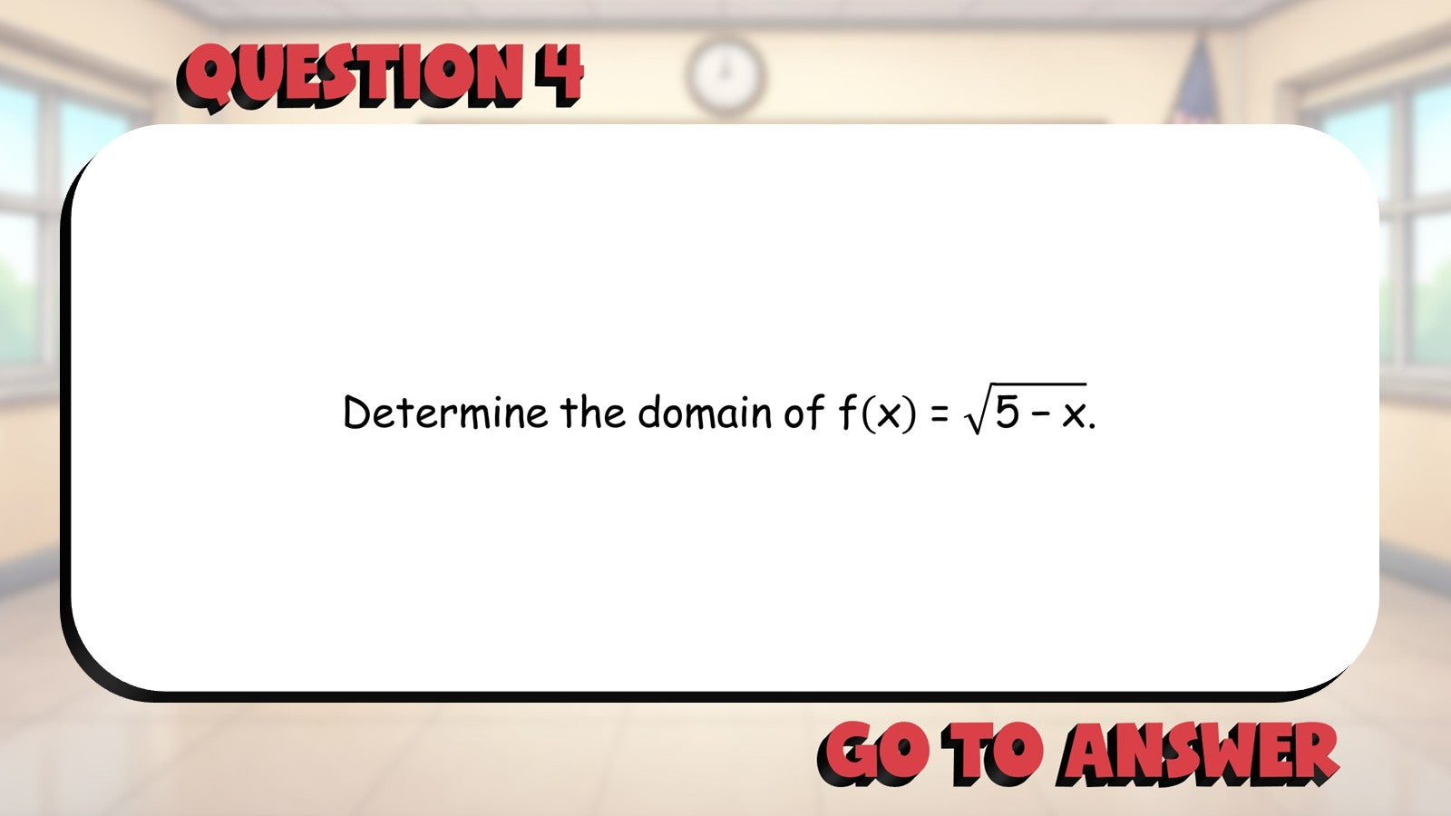 Domain & Range BIG TERRIBLE GAME - No Prep Algebra 1 Math Review Activity