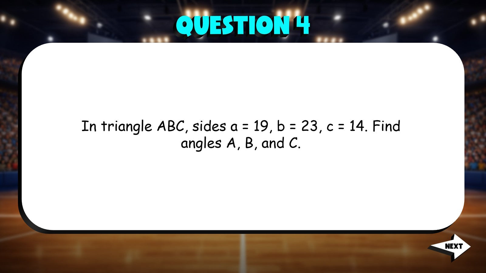 Law of Cosines TRASHKETBALL Math Game - No Prep Algebra 2 Review Activity