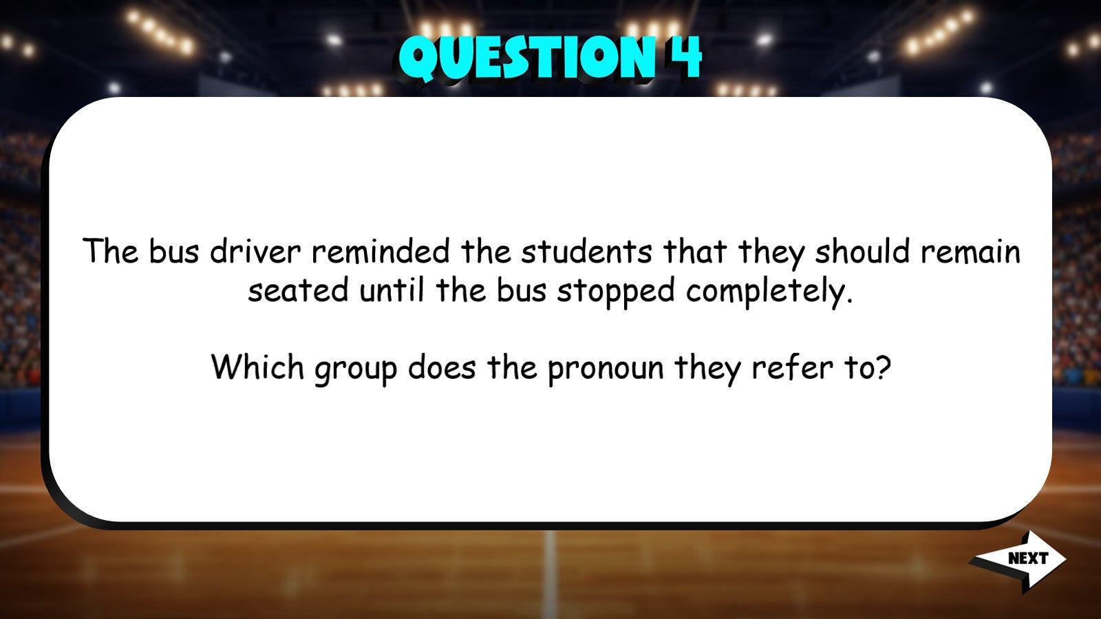 Ambiguous or Unclear Pronoun References TRASHKETBALL ELA Game - No Prep Grade 4