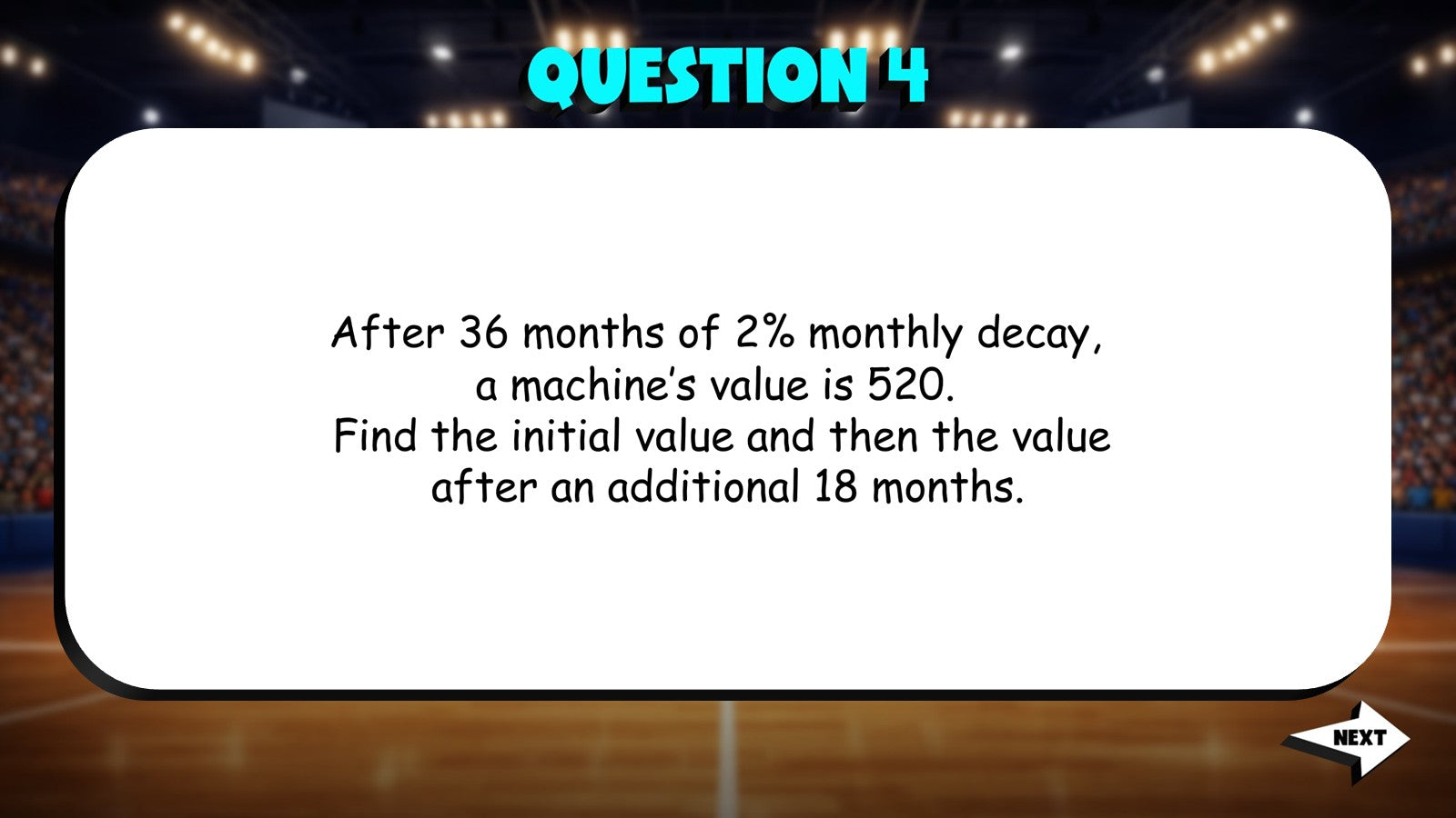 Exponential Decay TRASHKETBALL Math Game - No Prep Algebra 2 Review Activity
