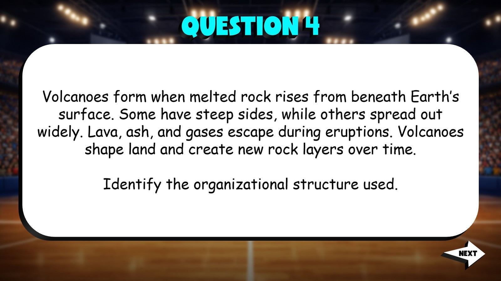 Analyze Text Structure in Informational Texts TRASHKETBALL ELA Game - Grade 6