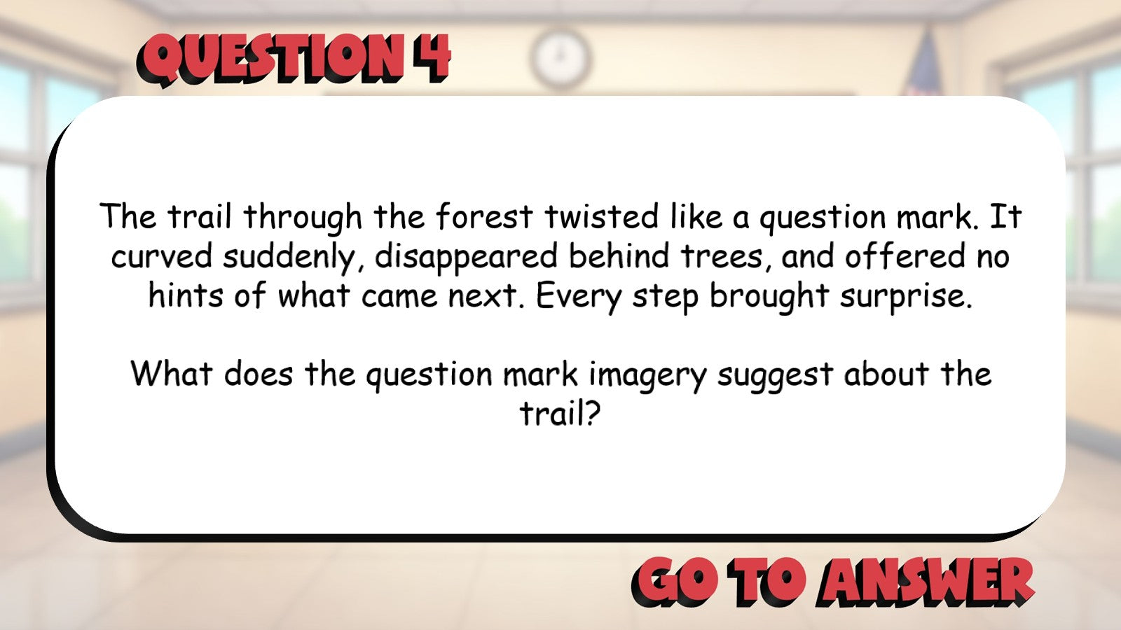 Figurative Language Meaning in Literature BIG TERRIBLE GAME - Grade 5 ELA Review