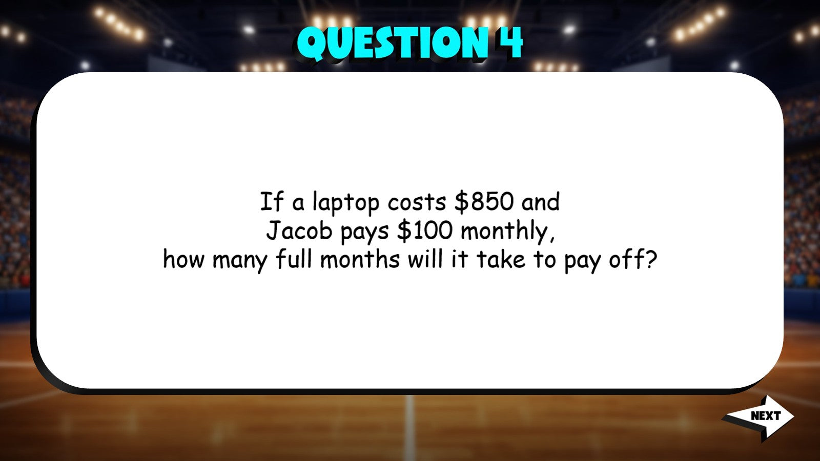 Financial Literacy Word Problems TRASHKETBALL Math Game - No Prep Grade 7 Review