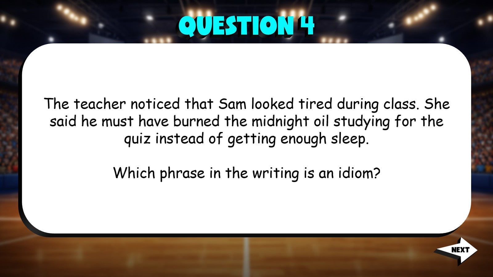 Identify Idioms in Sentences TRASHKETBALL ELA Game - No Prep Grade 4 Review