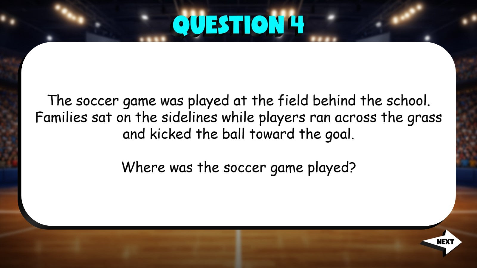 Answer W Questions Using Information TRASHKETBALL ELA Game - No Prep Grade 4