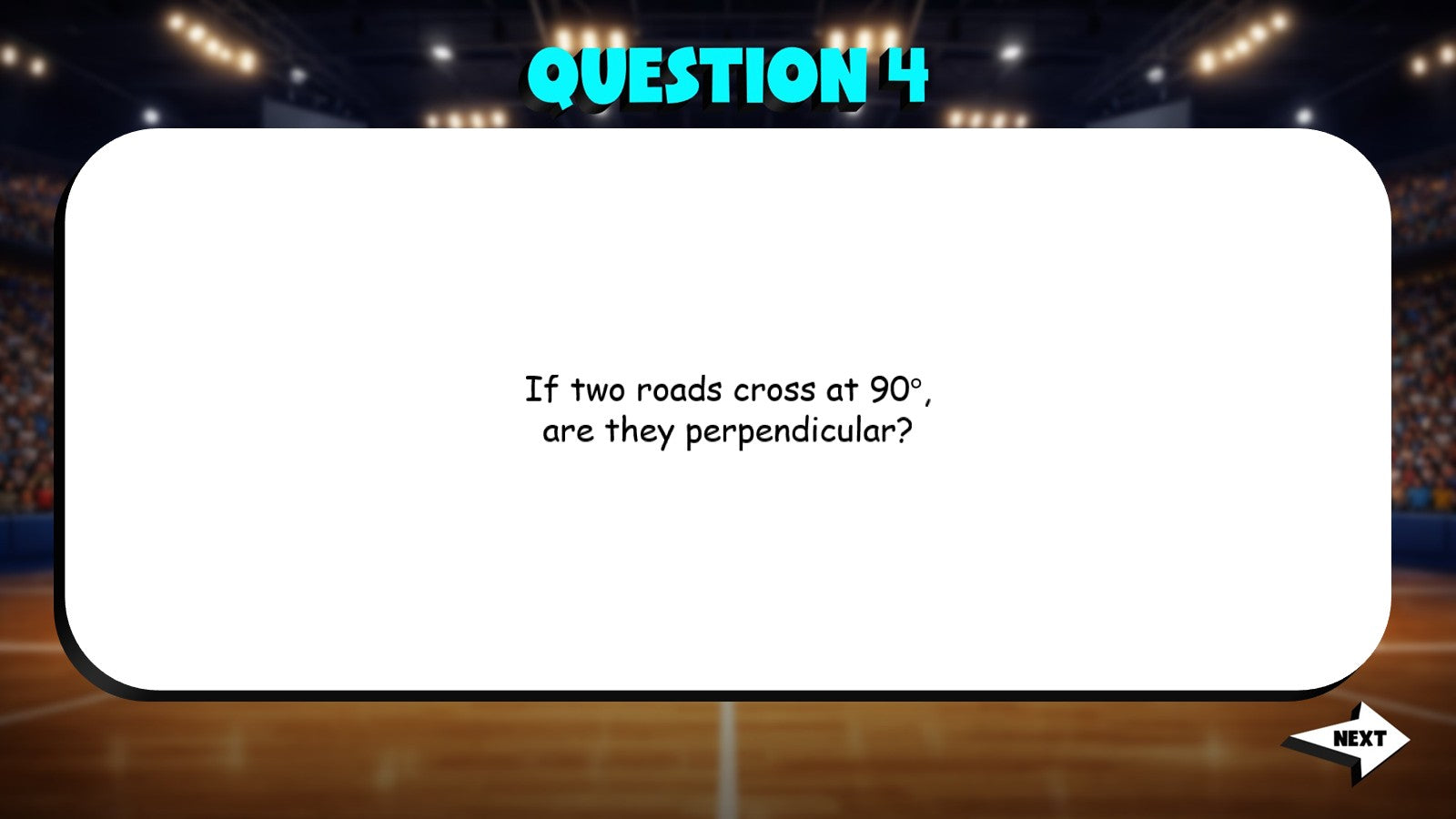 Identify Perpendicular Lines TRASHKETBALL Math Game - No Prep Grade 4 Review