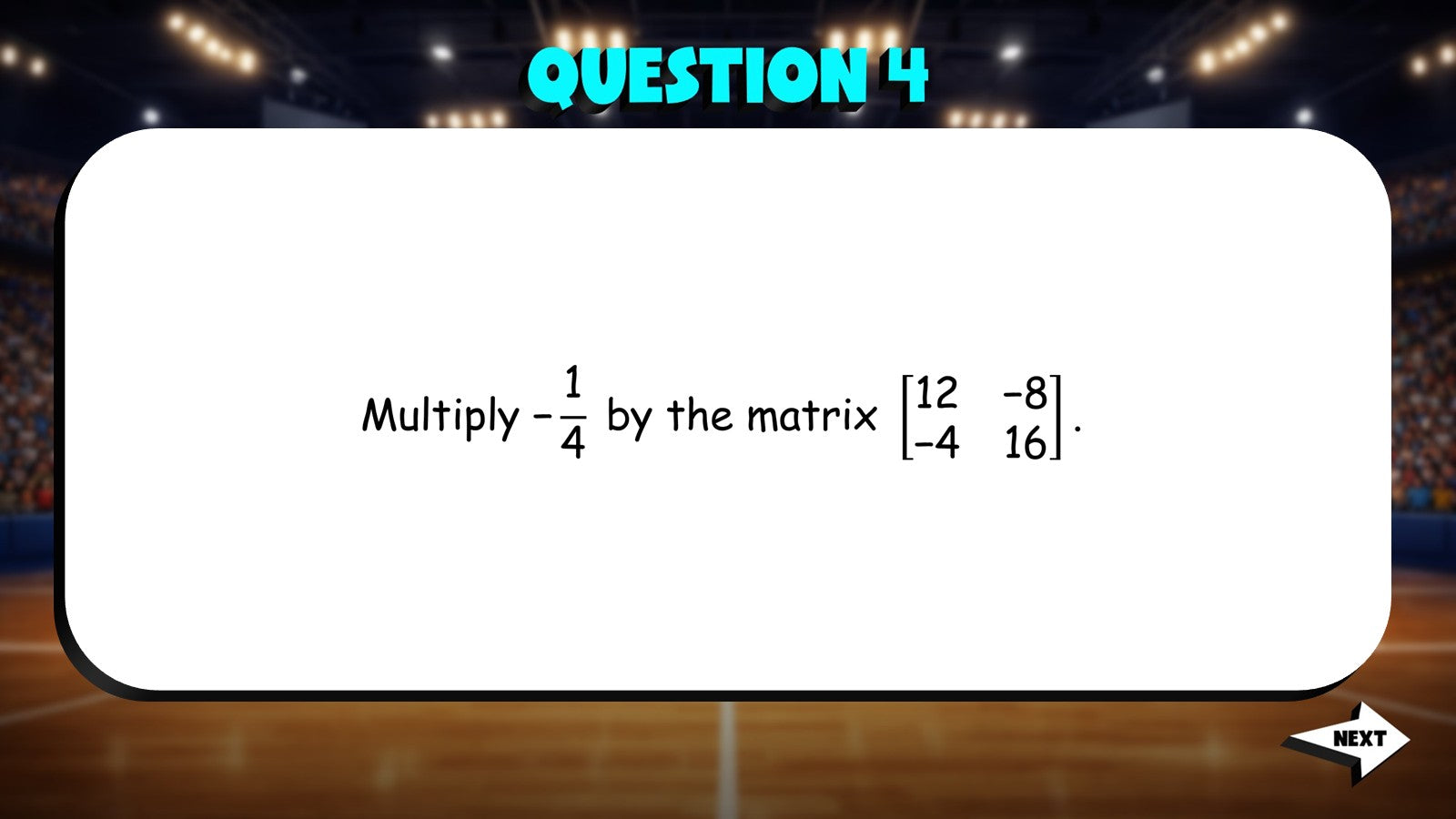 Scalar Multiplication TRASHKETBALL Math Game - No Prep Algebra 2 Review Activity