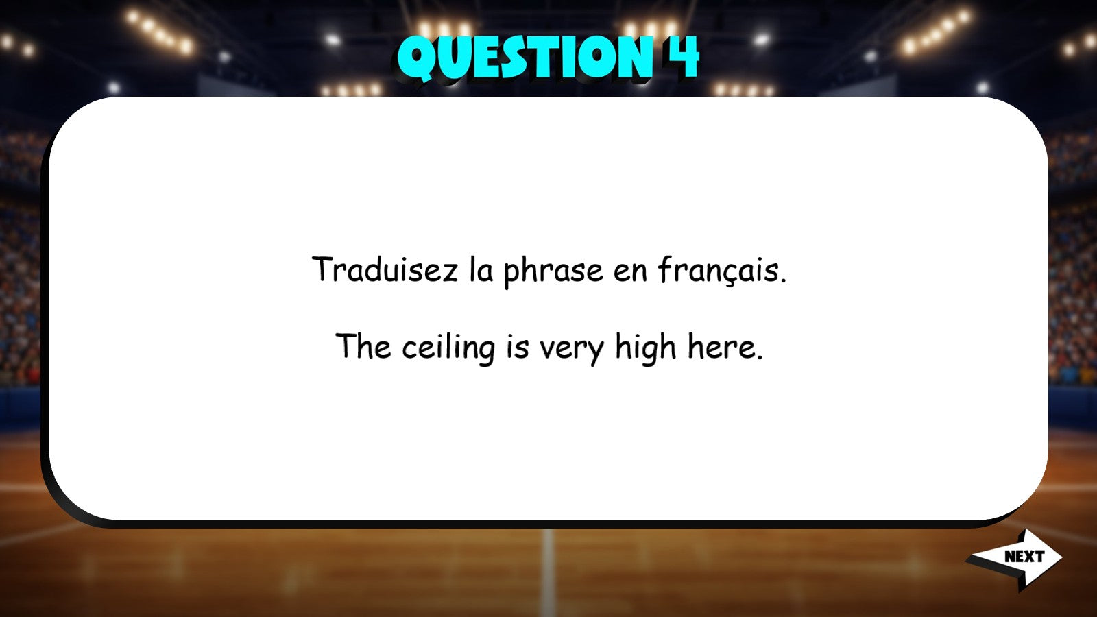 Translate to French - Rooms in the Home TRASHKETBALL French Game - No Prep