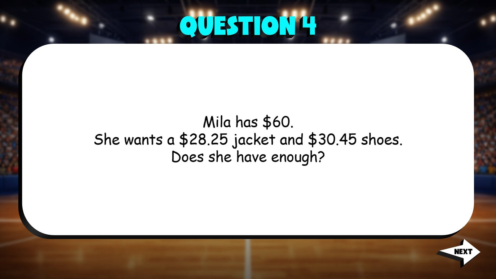 Making Tradeoffs with Limited Funds TRASHKETBALL Math Game - No Prep Grade 5