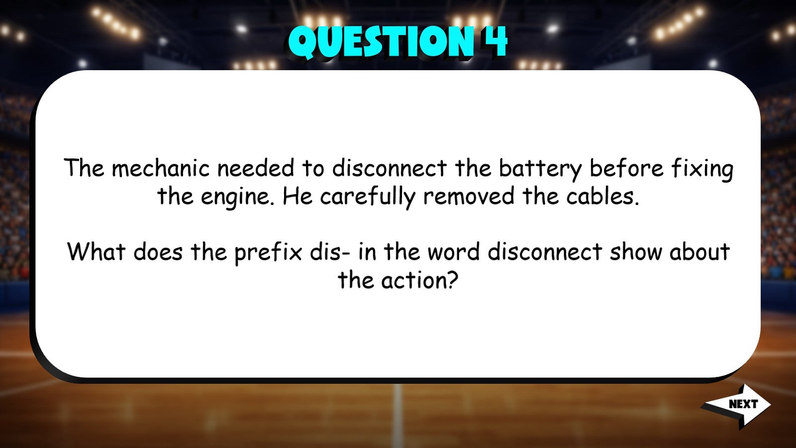 Understand Word Parts & Their Meanings TRASHKETBALL ELA Game - No Prep Grade 4