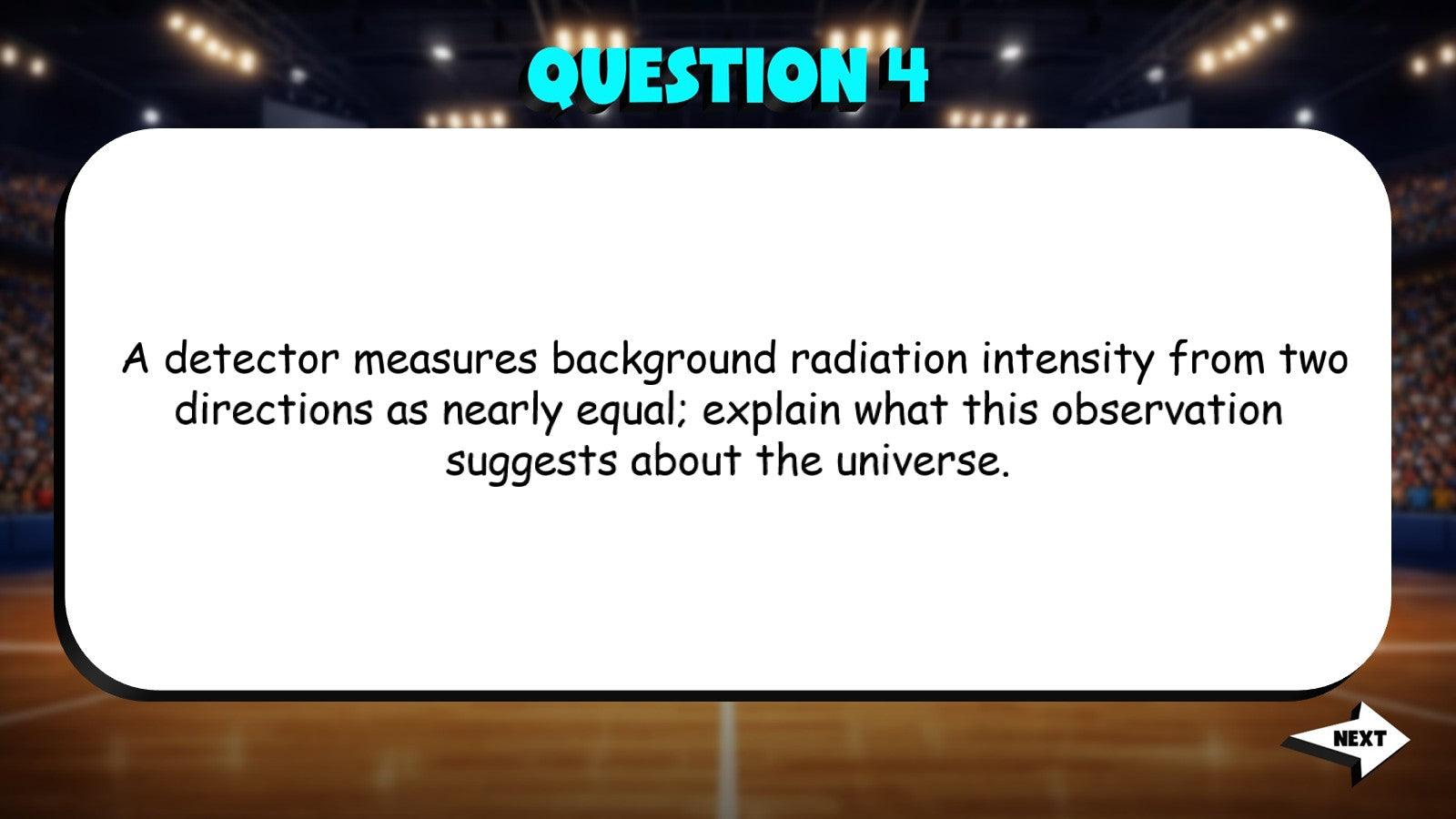 Properties of Background Radiation TRASHKETBALL Science Game - No Prep Astronomy