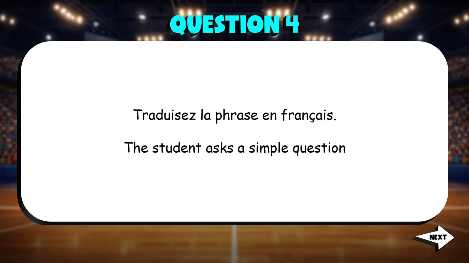 Translate to French - Making Arguments TRASHKETBALL French Game - No Prep