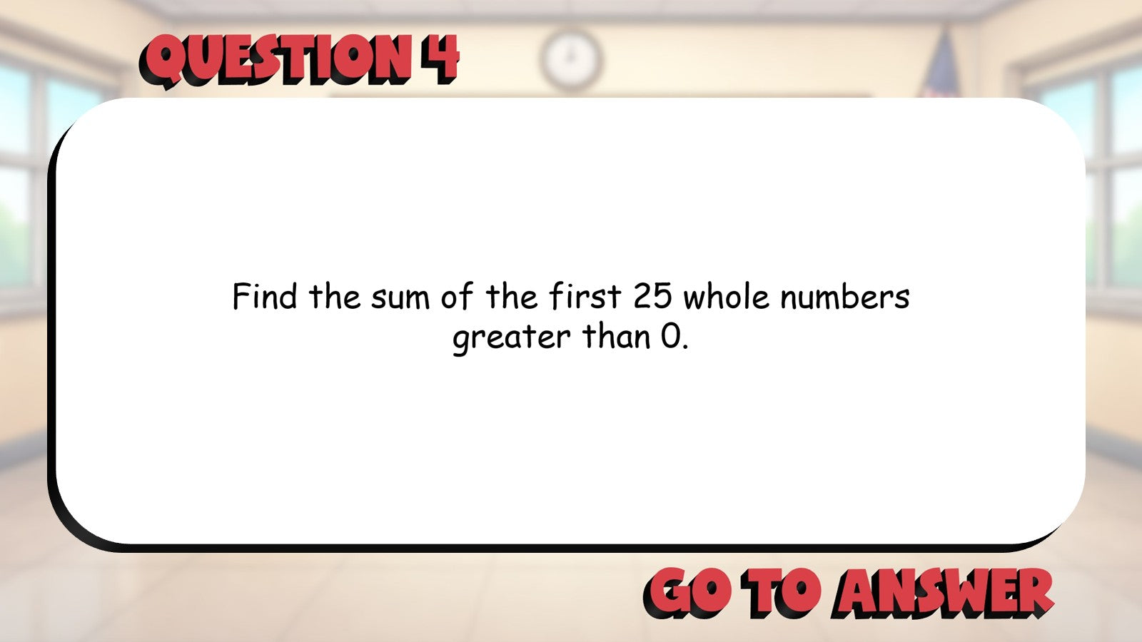 Whole Numbers BIG TERRIBLE GAME - No Prep Algebra 1 Math Review Activity