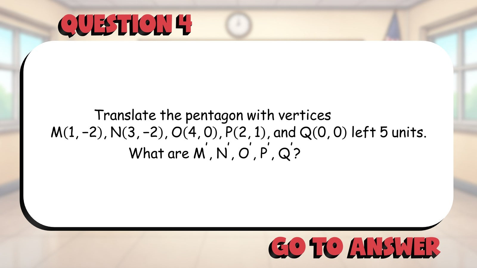 Congruence via Rigid Motions BIG TERRIBLE GAME - No Prep Geometry Math Review