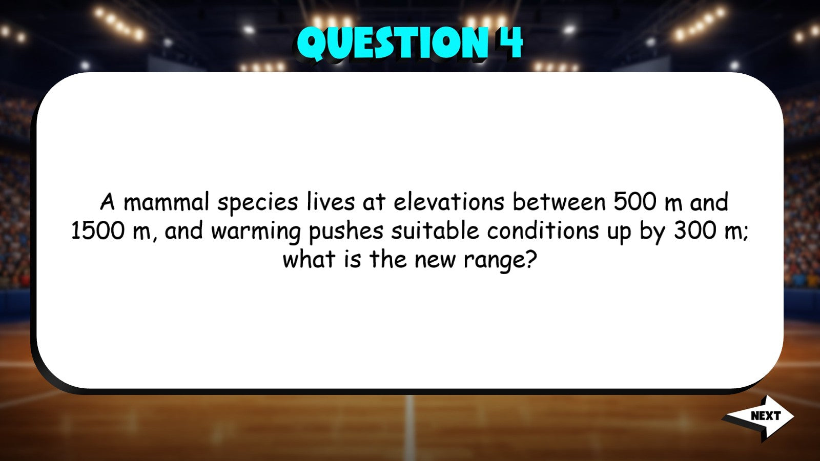 Species Range Shifts TRASHKETBALL Science Game - No Prep Biology Review Activity