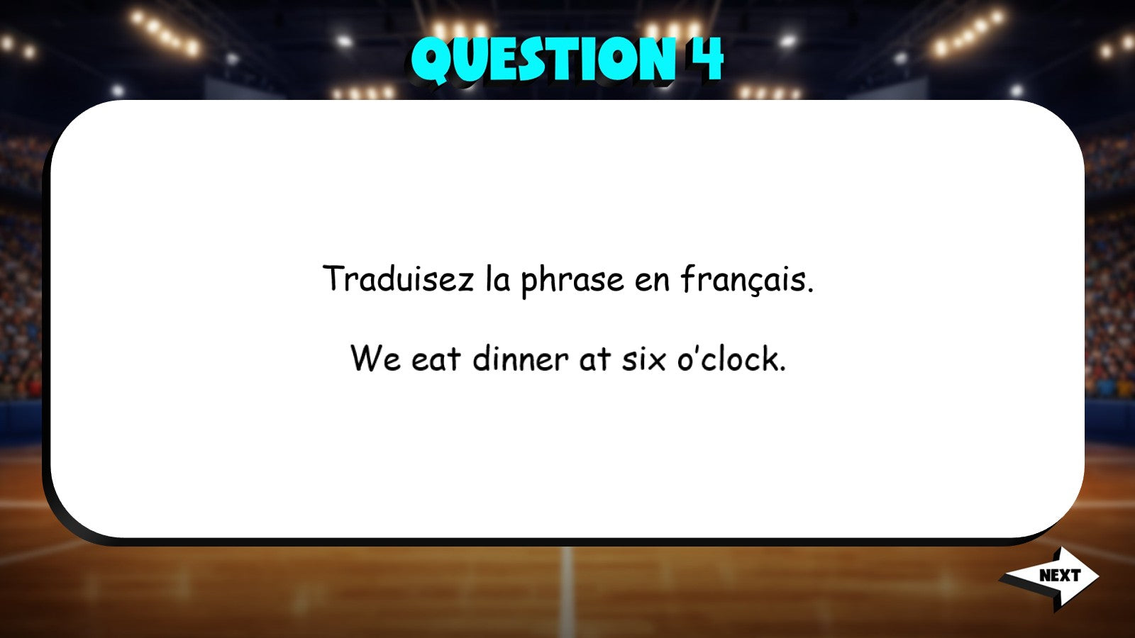 Translate to French - Family & Friends TRASHKETBALL French Game - No Prep