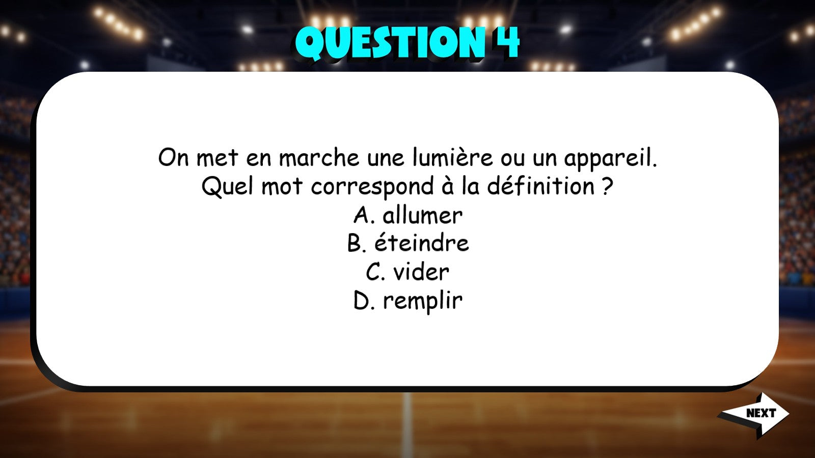 Match the Definition - Chores at Home TRASHKETBALL French Game - No Prep