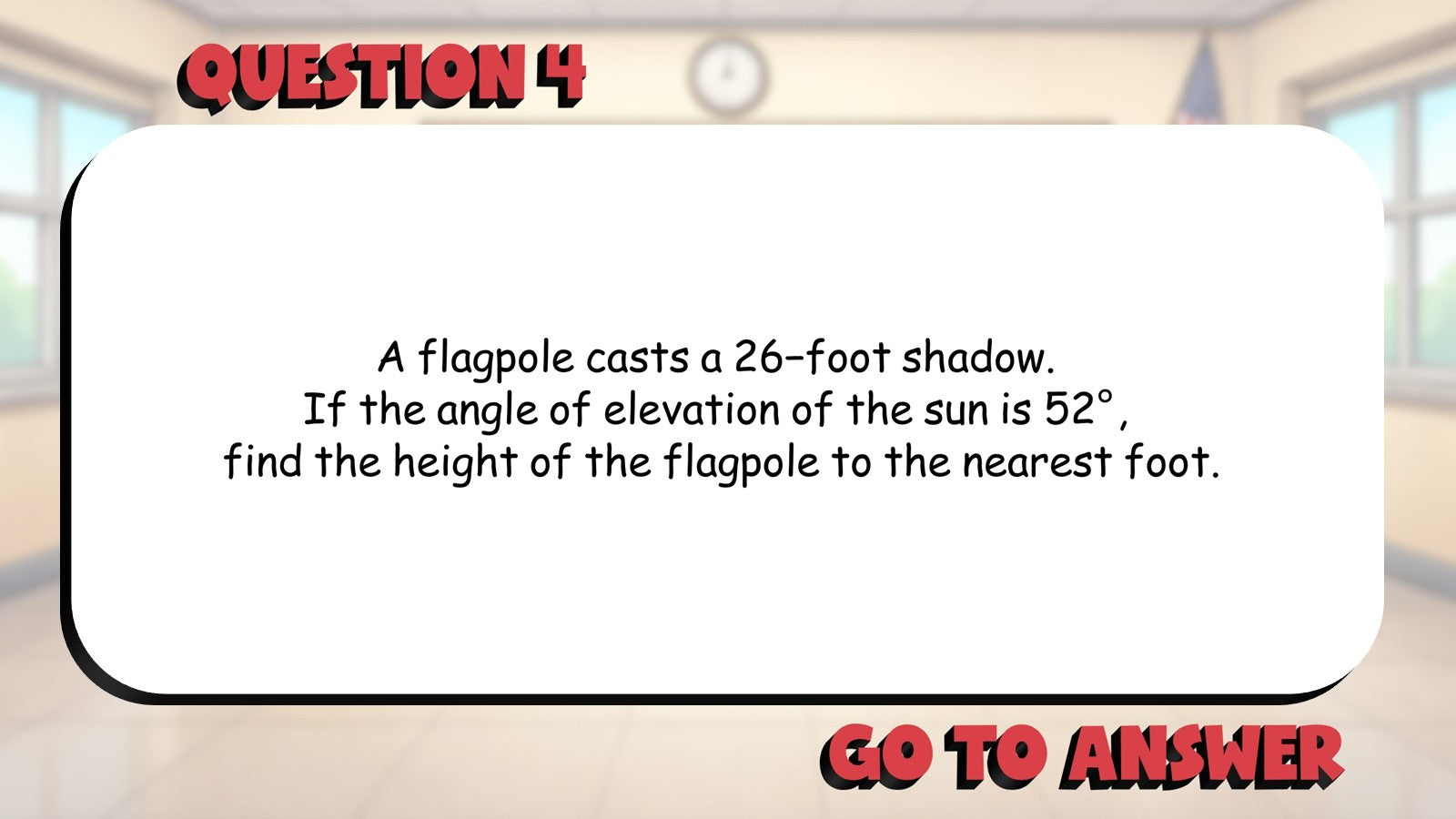 Inverse Trig Ratios BIG TERRIBLE GAME - No Prep Geometry Math Review Activity