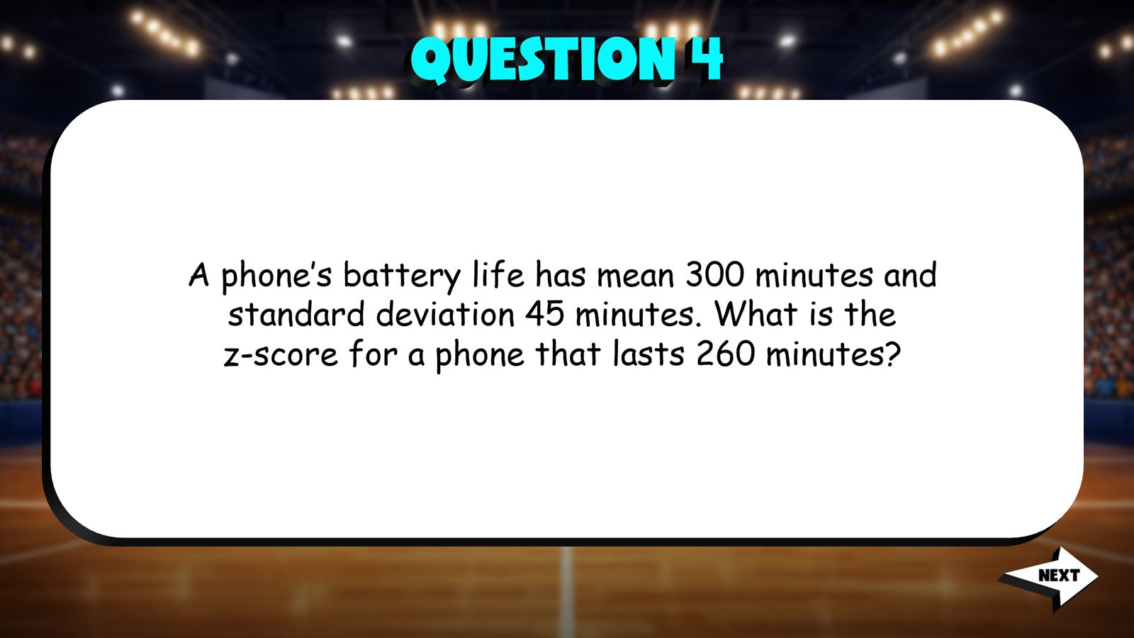 Z Scores TRASHKETBALL Math Game - No Prep Algebra 2 Review Activity