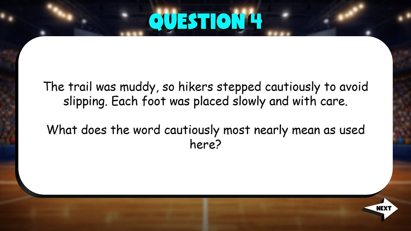 Using Context to Determine Word Meaning TRASHKETBALL ELA Game - No Prep Grade 4