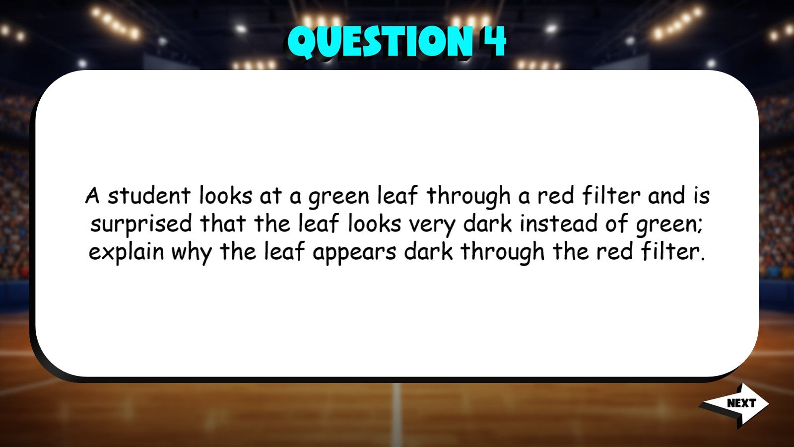 Color & Vision TRASHKETBALL Science Game - No Prep Grade 8 Review Activity