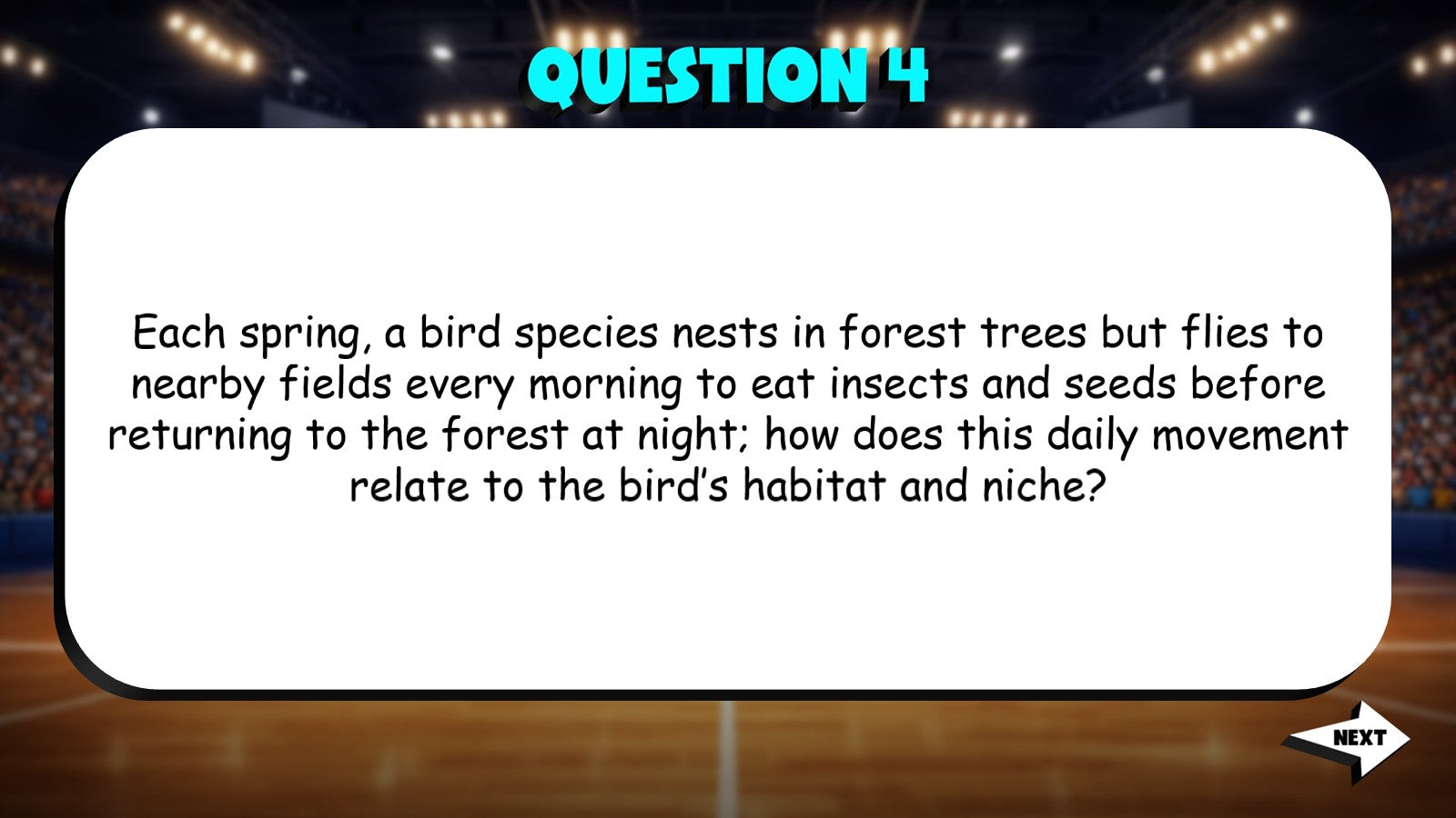 Habitat & Niche TRASHKETBALL Science Game - No Prep Grade 7 Review Activity