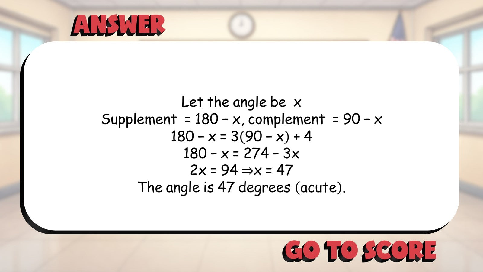 Angle Pairs BIG TERRIBLE GAME - No Prep Geometry Math Review Activity