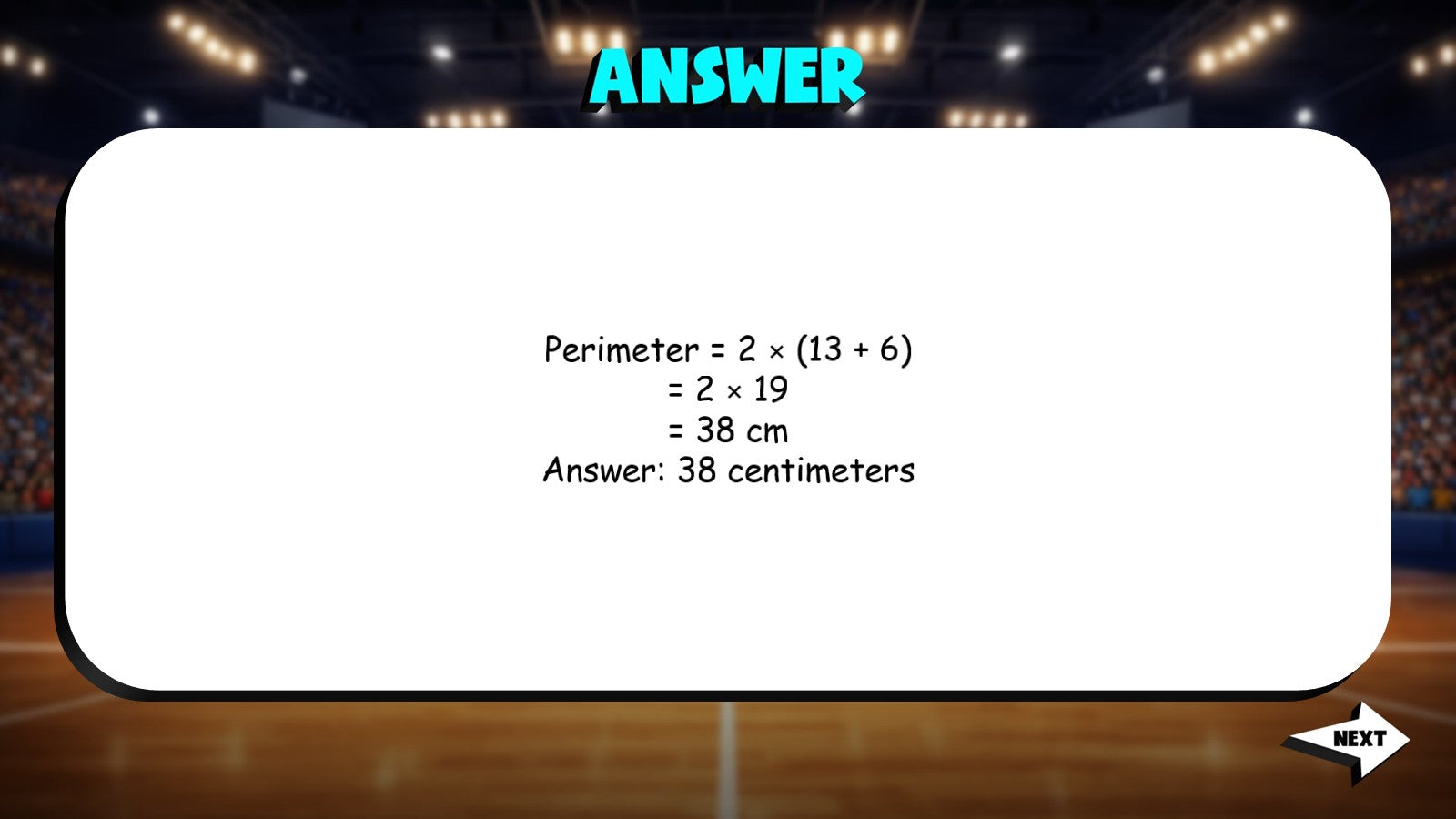 Perimeter Word Problems TRASHKETBALL Math Game - No Prep Grade 4 Review Activity