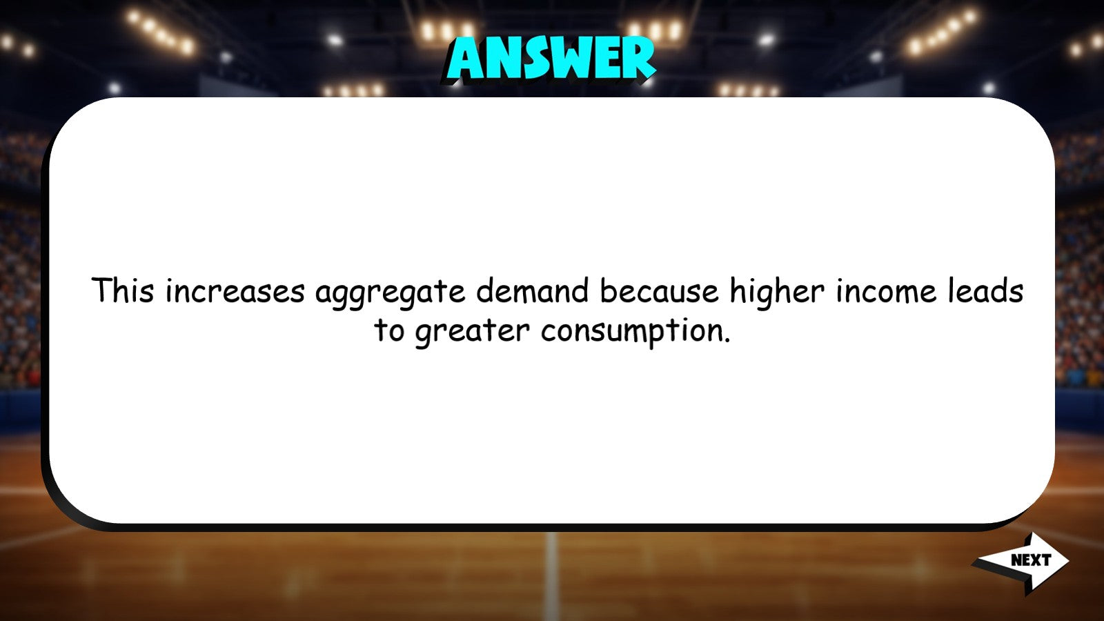 Aggregate Demand TRASHKETBALL Economics Game - No Prep Review Activity