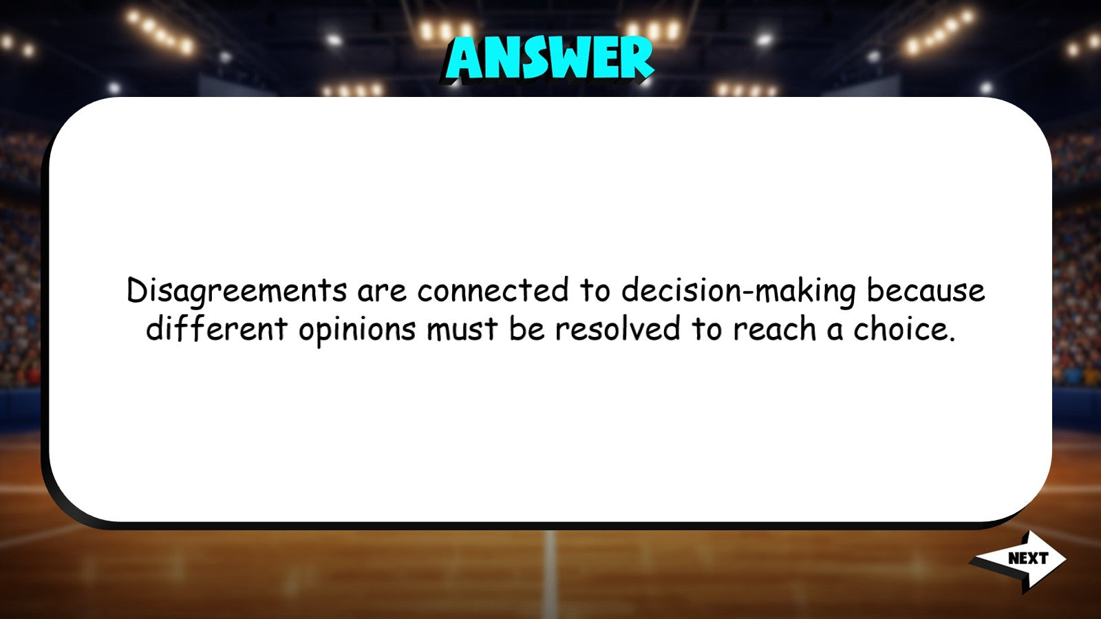 Decision Making in Groups TRASHKETBALL Socials Game - No Prep Grade 3 Review
