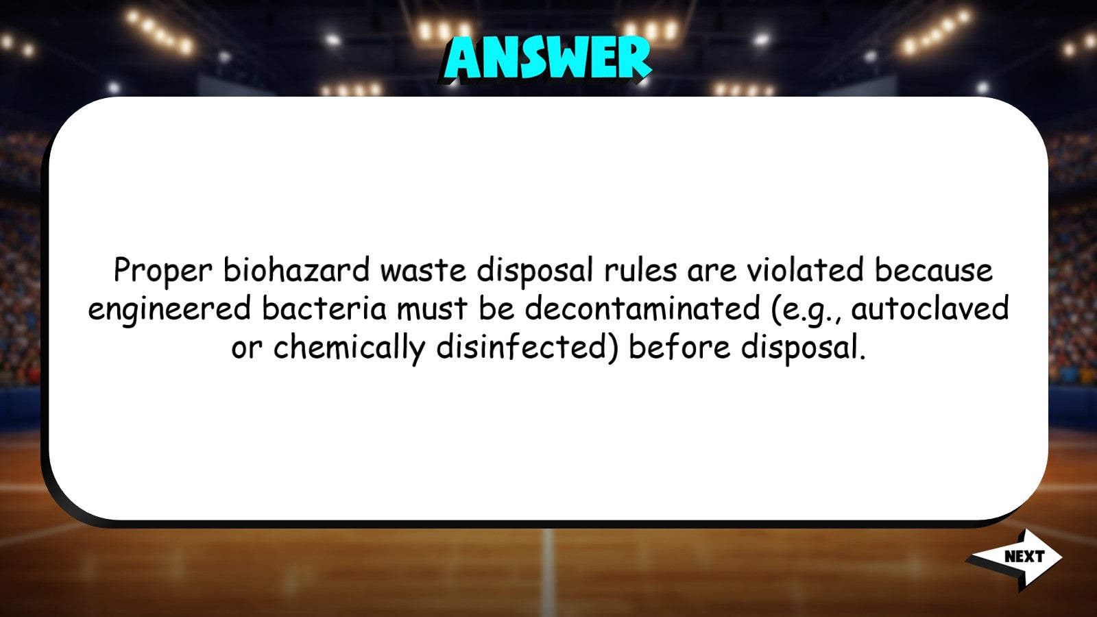 Regulation & Oversight TRASHKETBALL Science Game - No Prep AP Biology Review