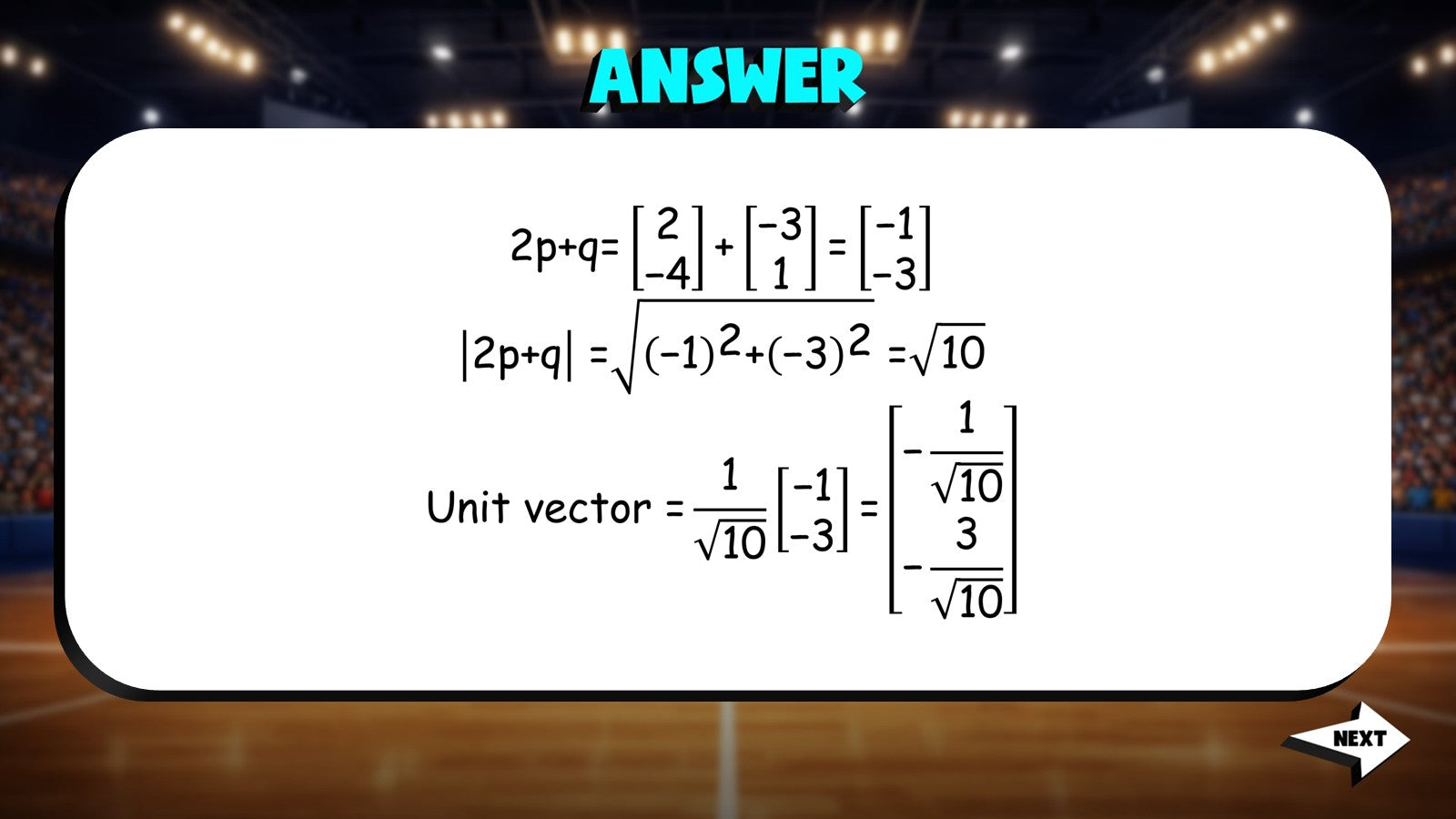 Vectors TRASHKETBALL Math Game - No Prep Algebra 2 Review Activity