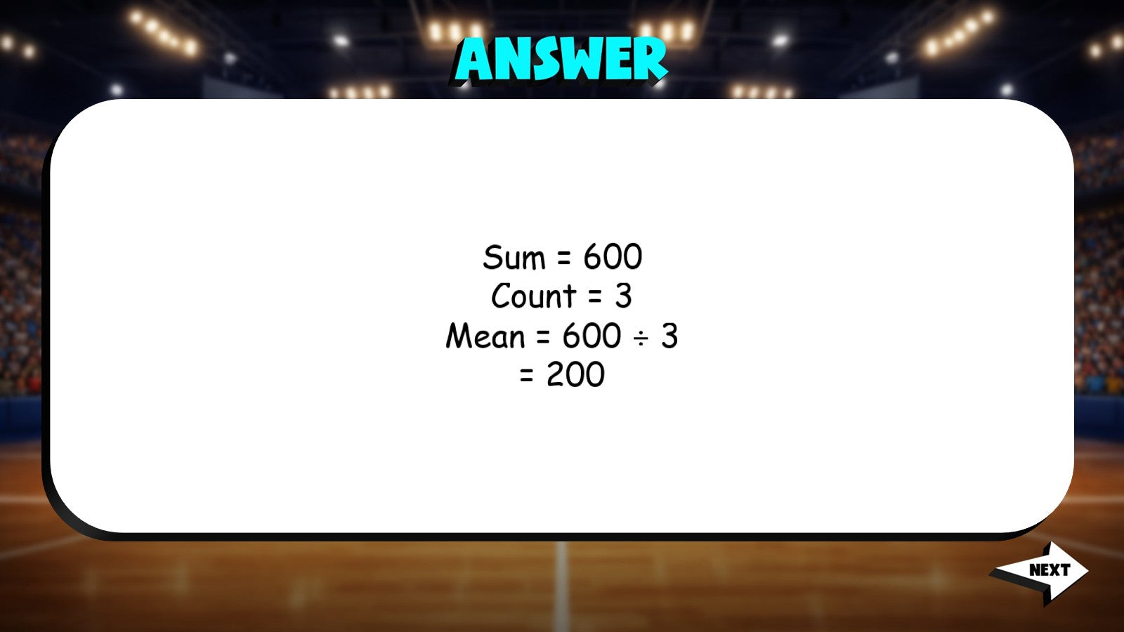 Mean of a Data Set TRASHKETBALL Math Game - No Prep Grade 6 Review Activity
