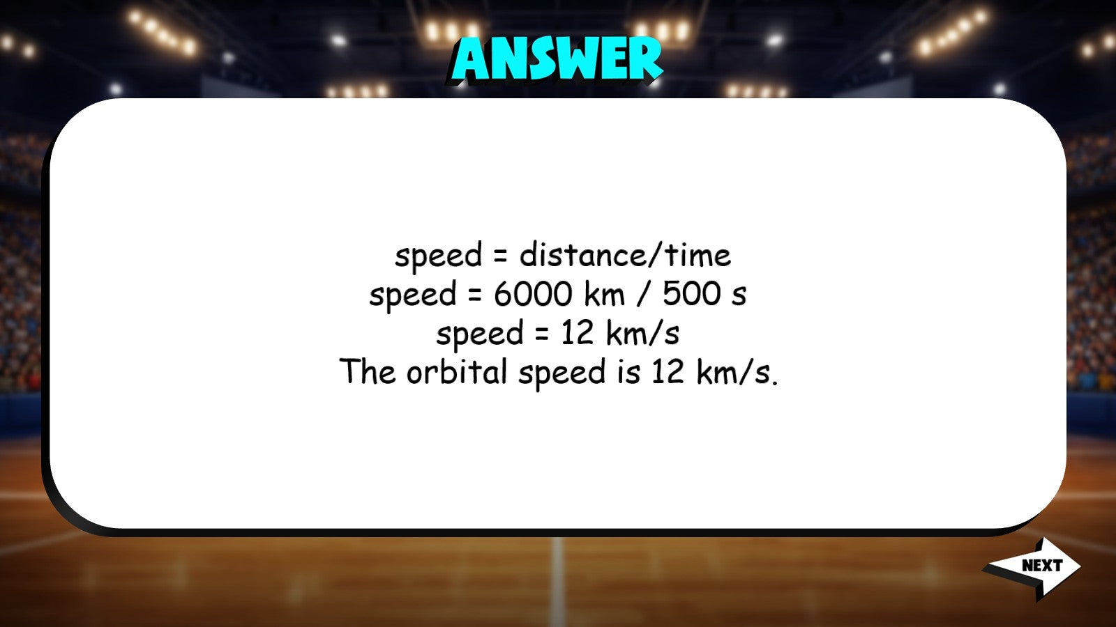 Orbital Speed & Distance TRASHKETBALL Science Game - No Prep Astronomy Review
