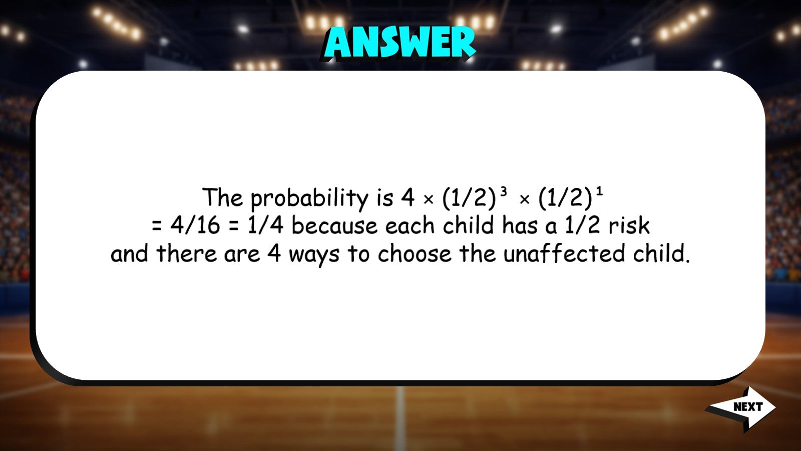 Genetics & Inherited Risk in Families TRASHKETBALL Science Game - AP Biology
