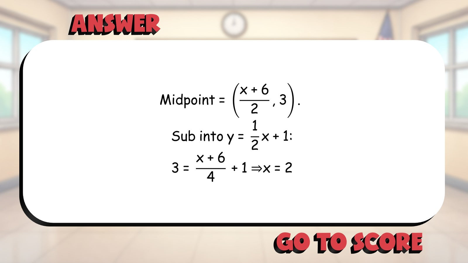 Midpoint Formula BIG TERRIBLE GAME - No Prep Geometry Math Review Activity
