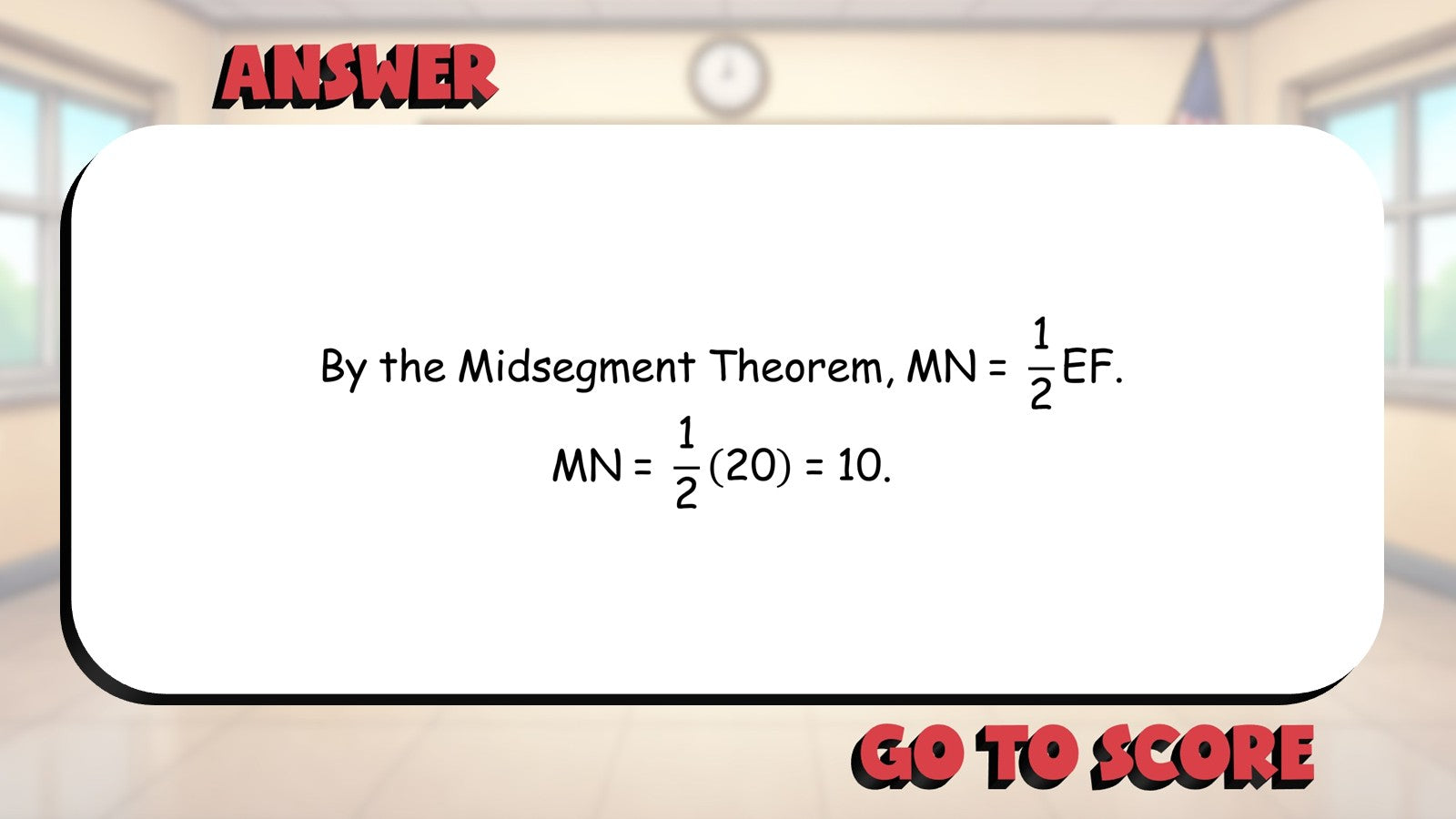 Properties of Triangle Segments BIG TERRIBLE GAME - No Prep Geometry Math Review