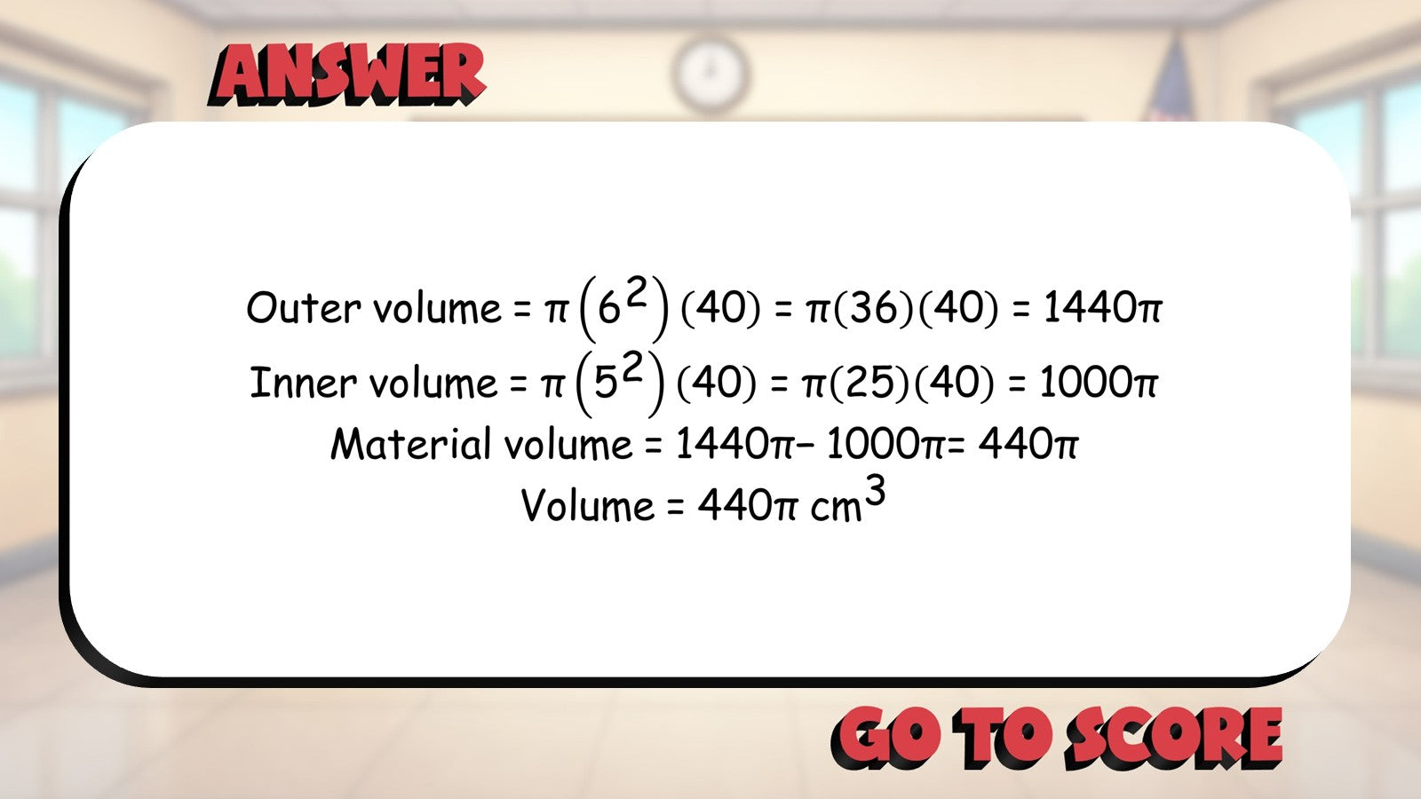 Volume of Cylinders BIG TERRIBLE GAME - No Prep Geometry Math Review Activity