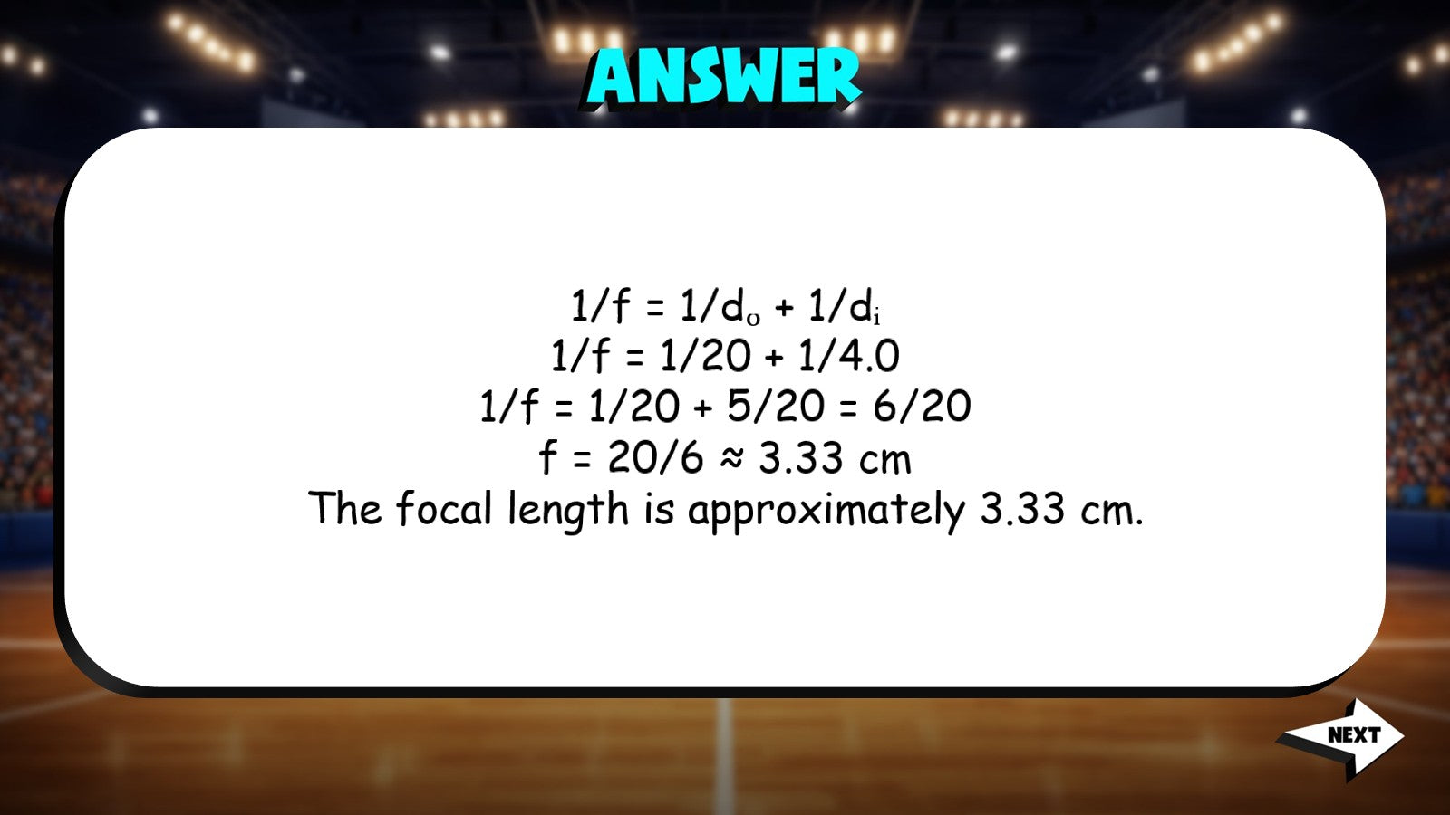 Image Formation Applications TRASHKETBALL Science Game - No Prep Physics Review