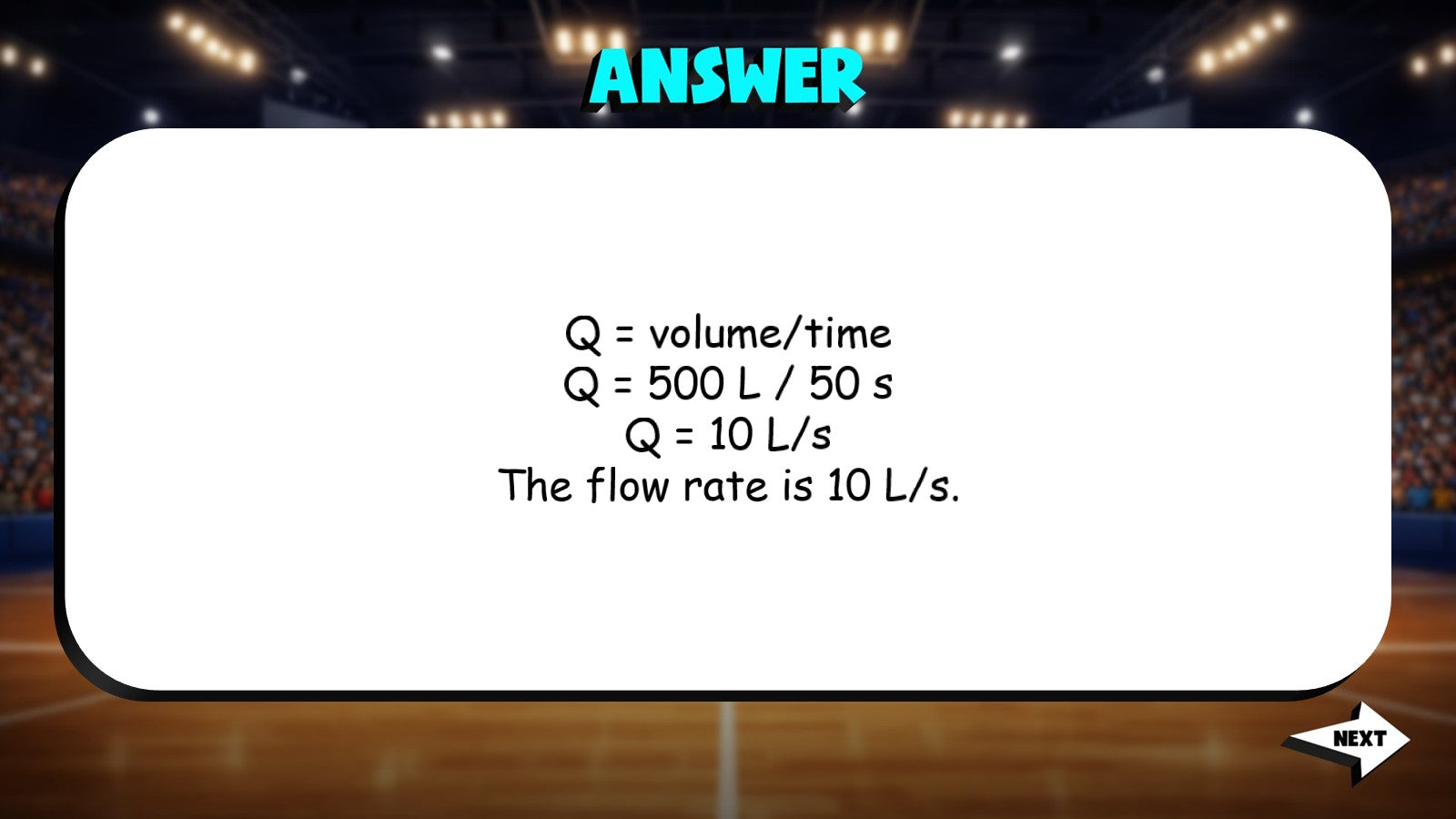 Flow Rate Concept TRASHKETBALL Science Game - No Prep Physics Review Activity